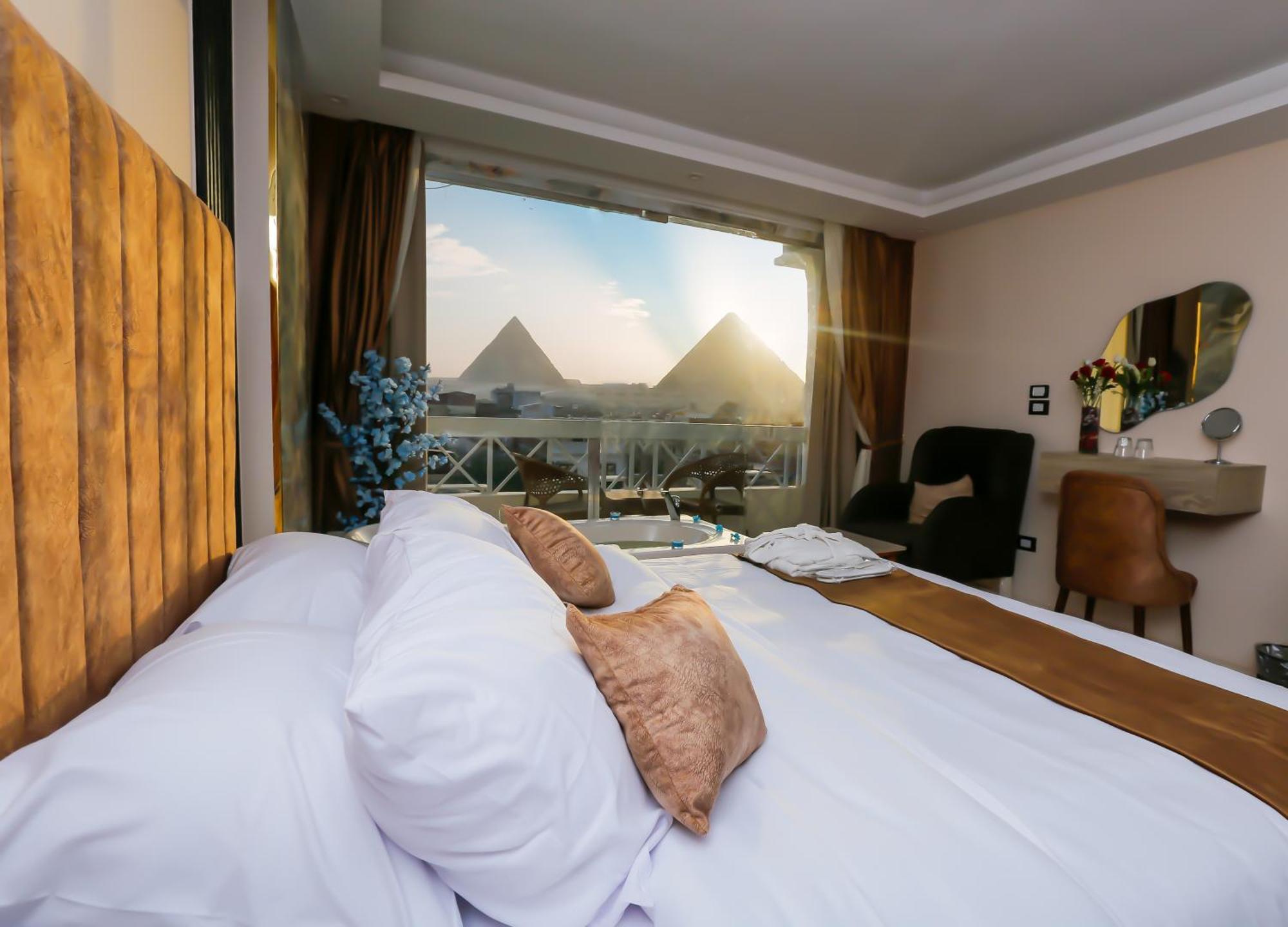 Horizon Pyramid View Inn Kafrat al Jabal Exterior photo