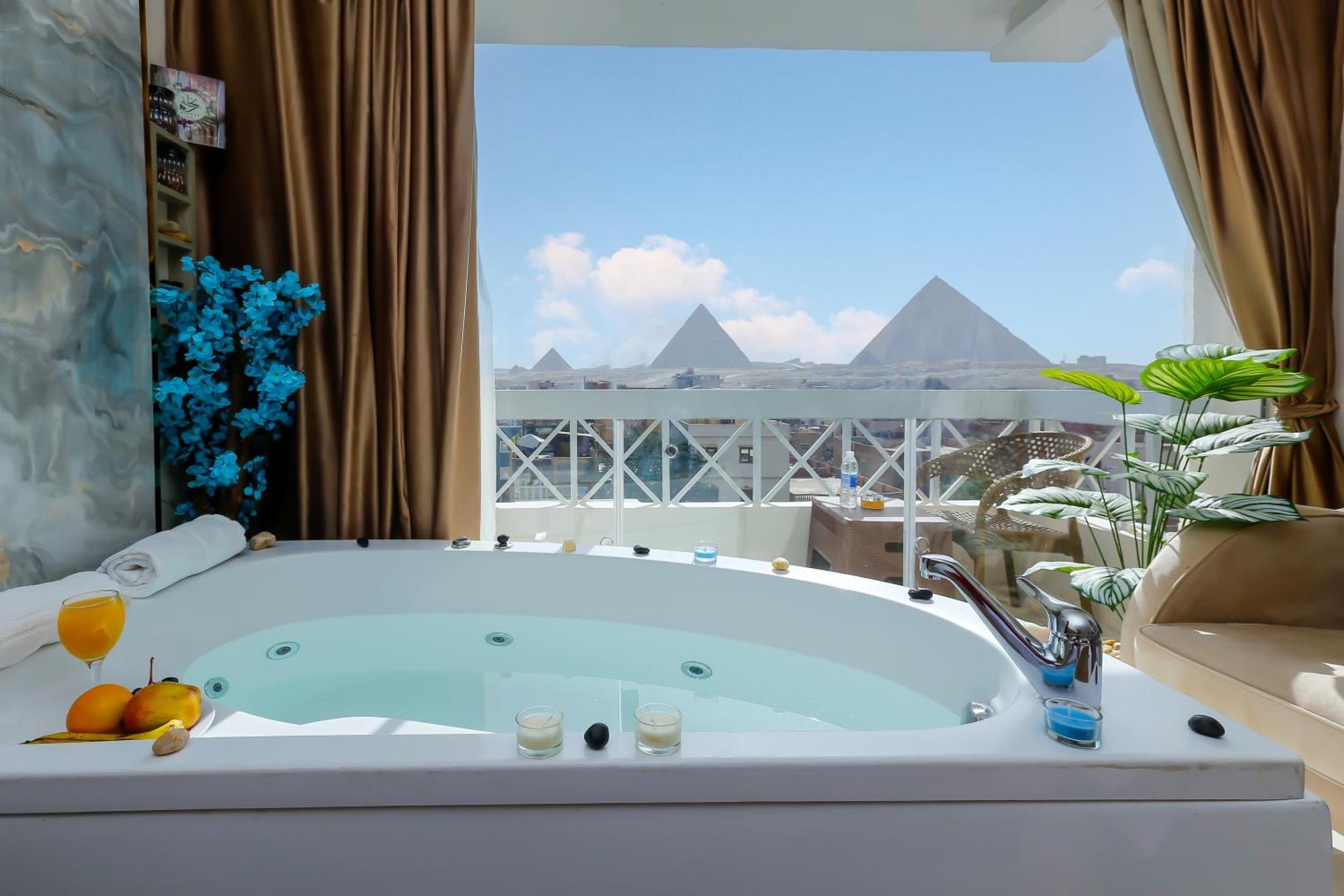 Horizon Pyramid View Inn Kafrat al Jabal Exterior photo