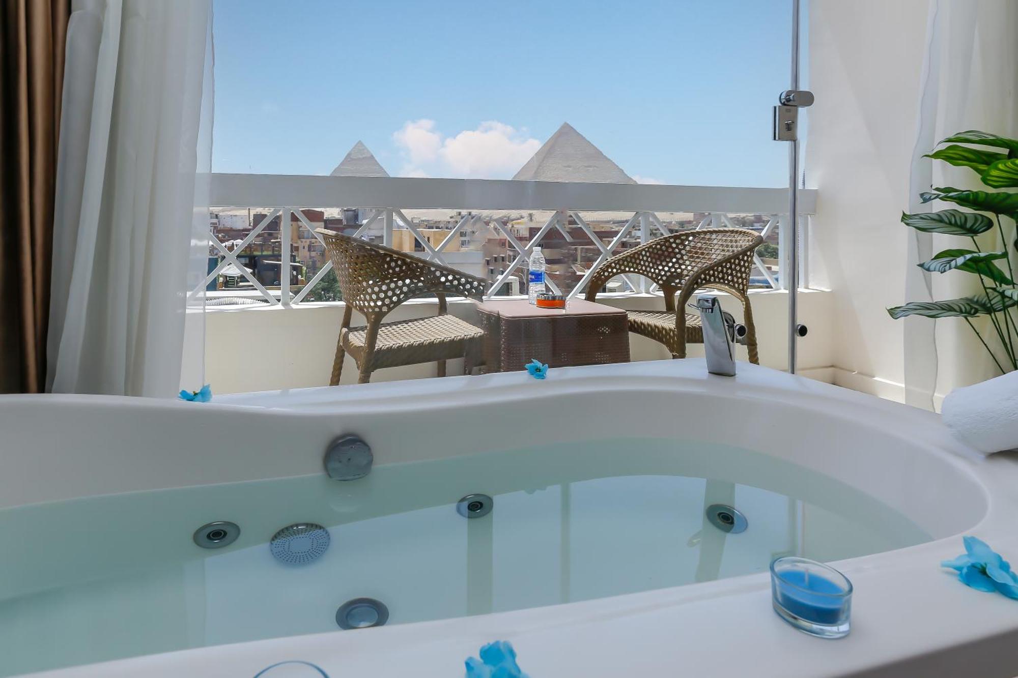 Horizon Pyramid View Inn Kafrat al Jabal Exterior photo